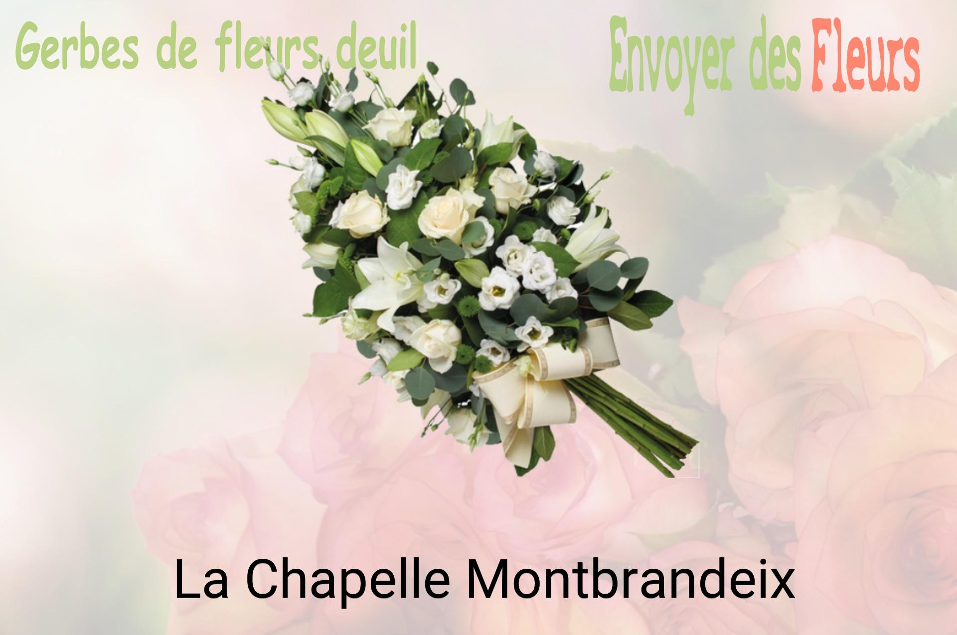 Gerbe de fleurs de deuil livrée à La Chapelle-Montbrandeix